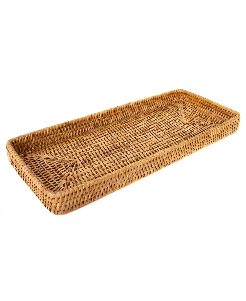 Artifacts Rattan Rectangular Vanity Tray