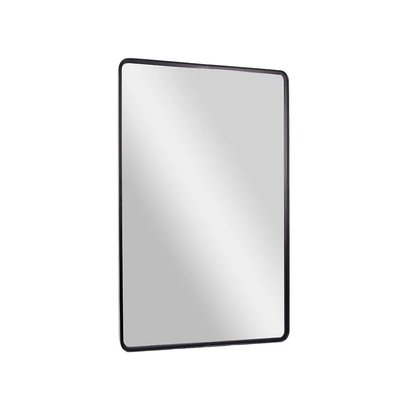 Emma+Oliver Afsin Wall Mirror with Silver Backed Glass for Clarity Entryways, Bathrooms & More