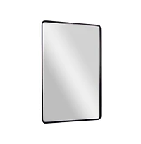 Emma+Oliver Afsin Wall Mirror with Silver Backed Glass for Clarity Entryways, Bathrooms & More