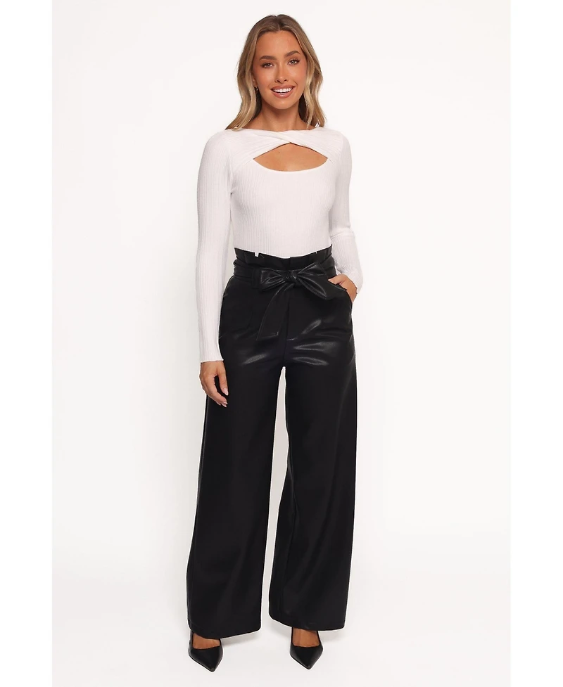 Petal and Pup Women's Kieran Faux Leather Pant
