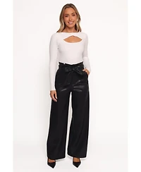 Petal and Pup Women's Kieran Faux Leather Pant