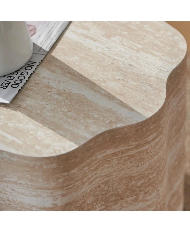 Streamdale Furniture Streamdale Set of 2 Round Coffee Tables, Modern Minimalist Side Accent End Tables