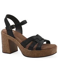 White Mountain Women's Barista Platform Sandal