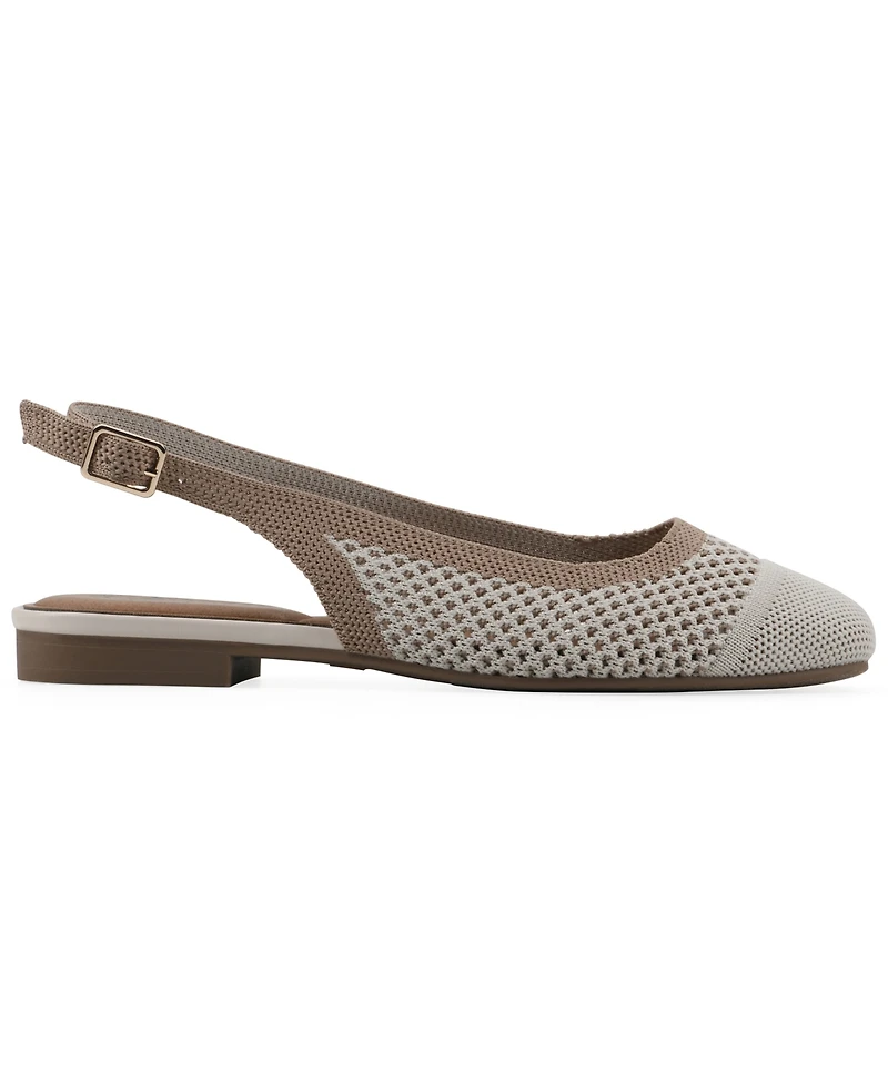 White Mountain Women's Bonie Slingback Flats