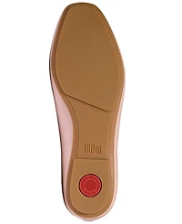 FitFlop Women's Delicato Imitation Pearls and Crystal Leather Ballet Flats