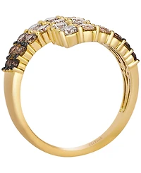 Le Vian Chocolate Ombre Diamond Ring (1.52 ct. t.w.) in 14k Honey Gold