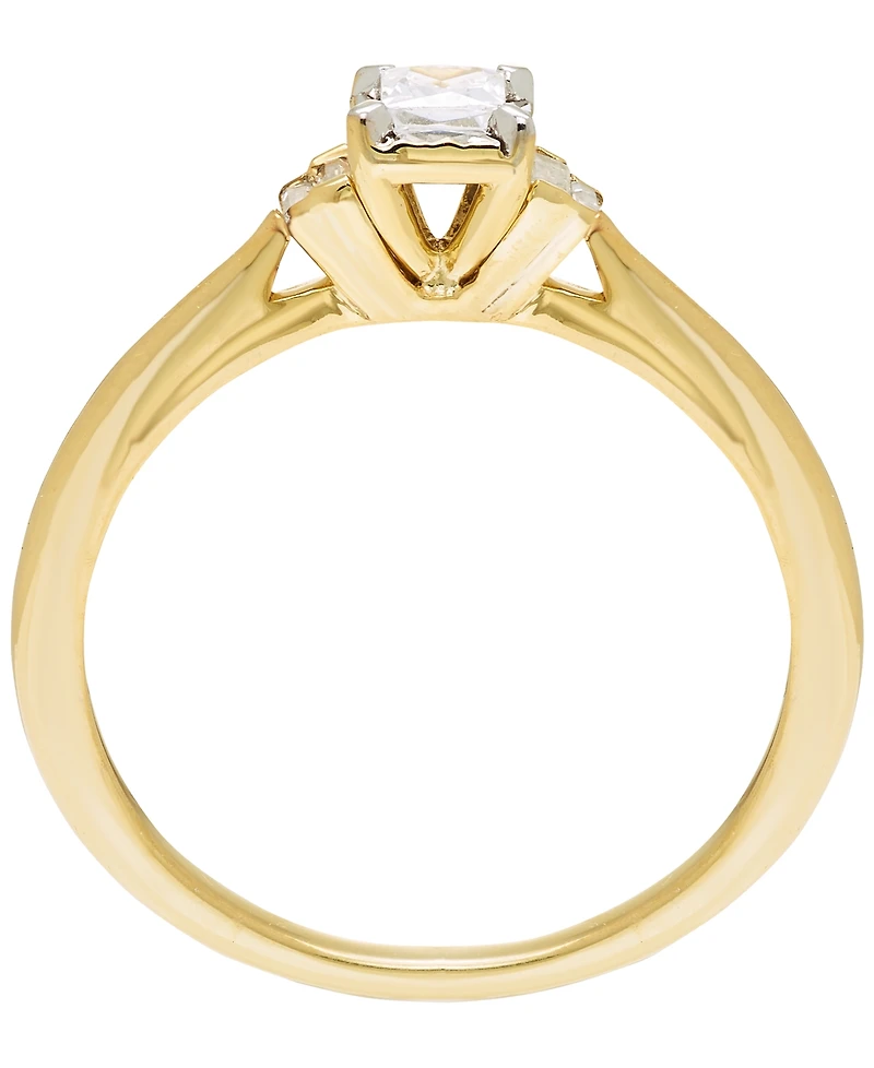 Macy's Diamond Ring (1/4 ct. t.w.) in 10k Yellow Gold