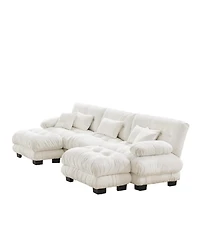 Streamdale Furniture Luxury Modular Sectional Sofa Couch - Oversized U Shaped Cloud Couch