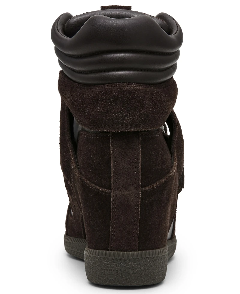 Steve Madden Women's Mavis High-Top Lace-Up Wedge Sneakers