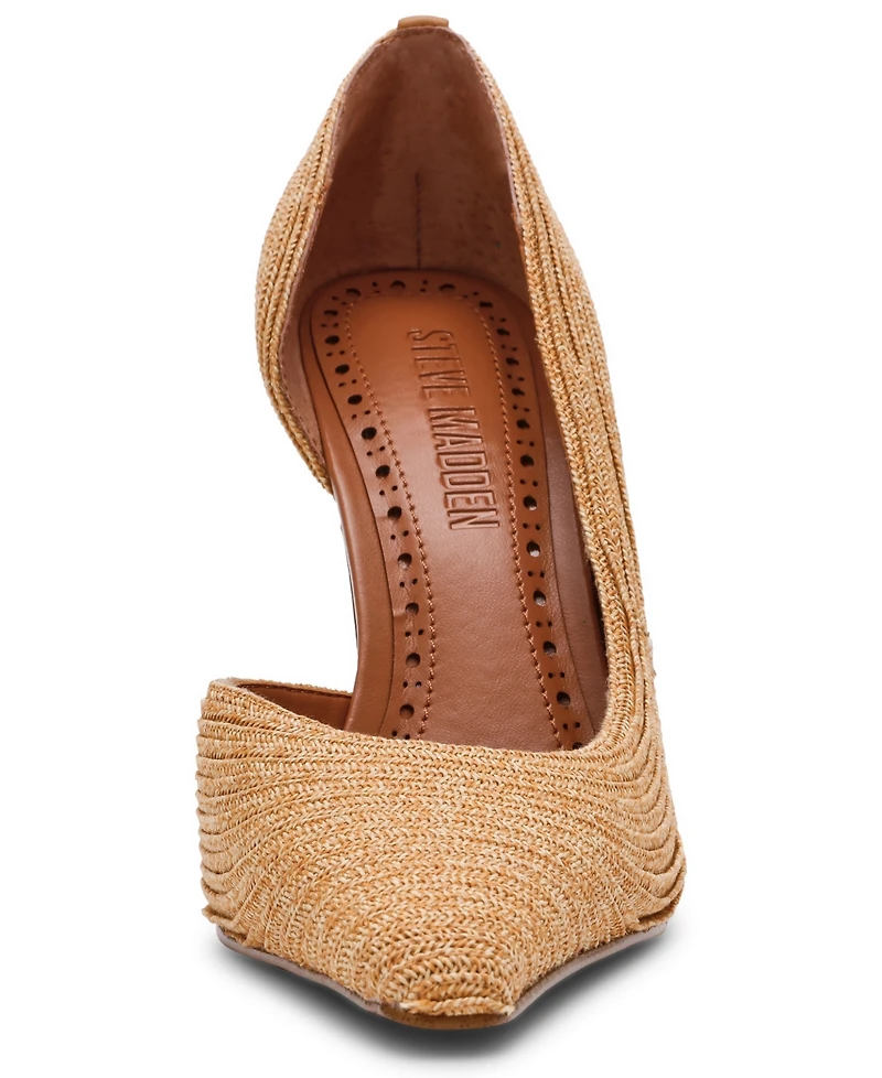 Steve Madden Women's Elegant D'Orsay Slip-On Pumps
