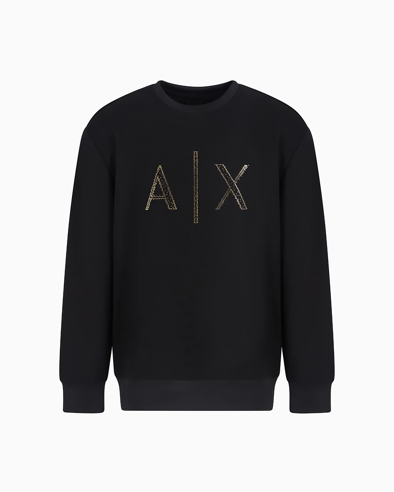 A|X Armani Exchange Men's Stud Logo Sweatshirt