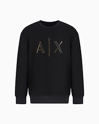 A|X Armani Exchange Men's Stud Logo Sweatshirt