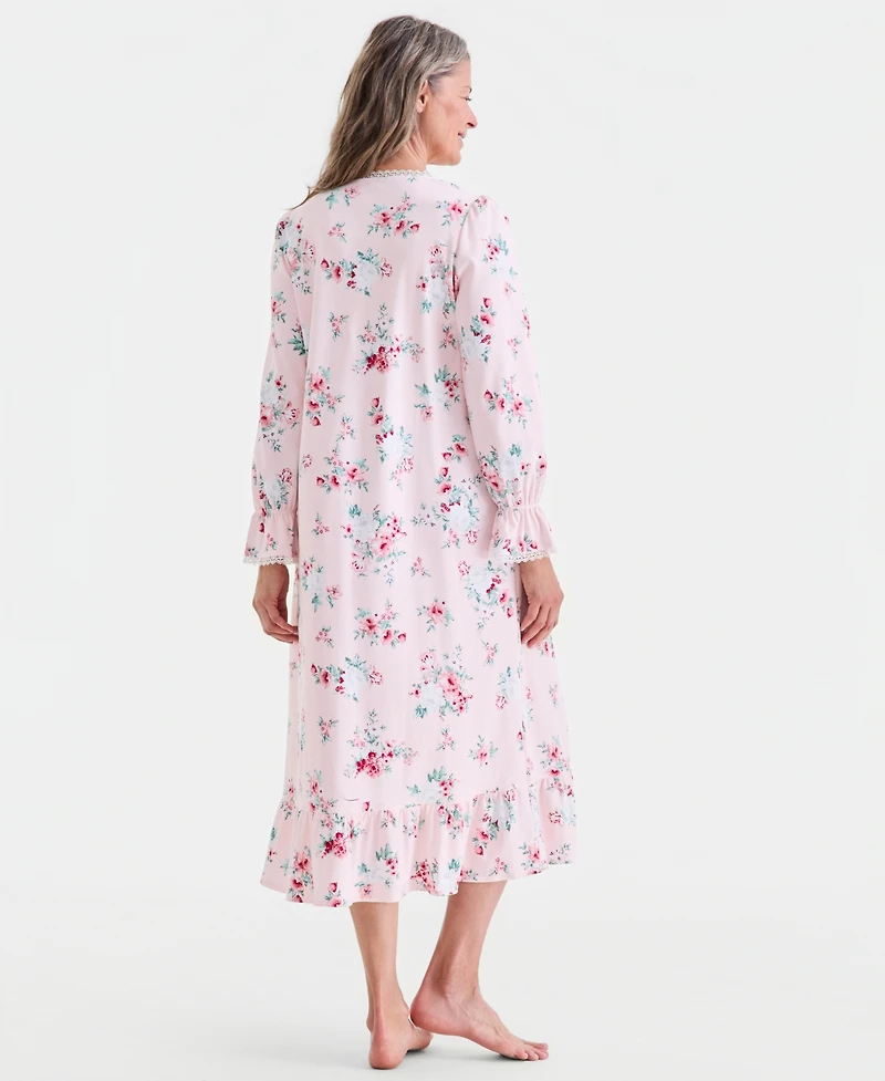 Charter Club Women's Cotton Printed Nightgown, Exclusively at Macy's