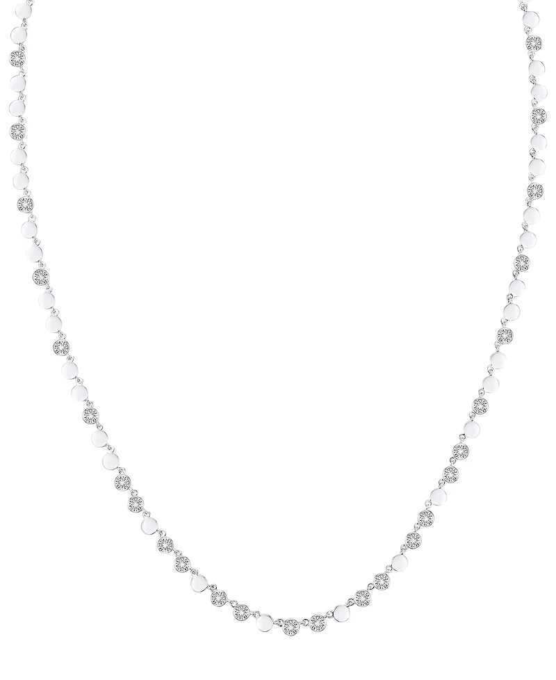 Macy's Diamond (1/5 ct. t.w.) Necklace in Sterling Silver