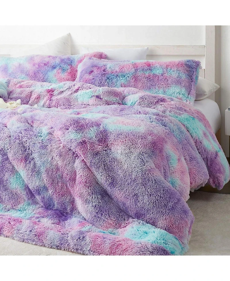 Coma Inducer Unicorn Dreamz Starburst Rainbow Purple Oversized 3-Pc. Comforter Set, Twin Xl