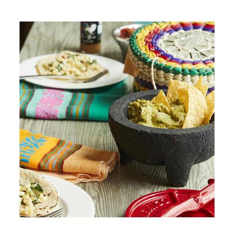 Verve Culture Molcajete in Tortila Basket