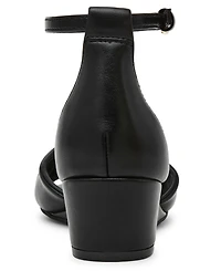 Anne Klein Women's Ankle Strap Square Toe Wedge Sandals