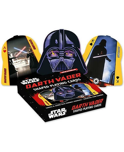 Nmr Distribution Star Wars Darth Vader Shaped Playing Cards | 52 Card Deck + 2 Jokers