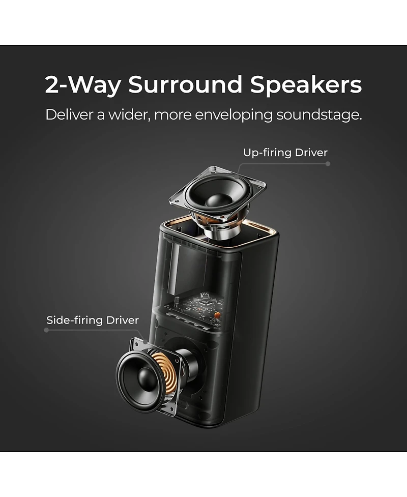 Ultimea Skywave X50 5.1.4 Channel Dolby Atmos Soundbar