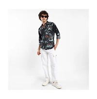 Campus Sutra Men's Contrast Dab Shirt