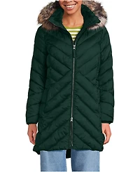 Lands' End Women's Insulated Cozy Fleece Lined Winter Coat