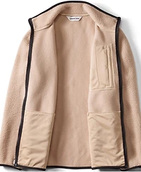Lands' End Men's Full Zip High Pile Fleece Jacket