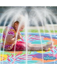 Large Splash Pad for Kids and Dogs | Water Sprinkler | 68" Splash Pads for Toddlers 1-3 & Play Mat