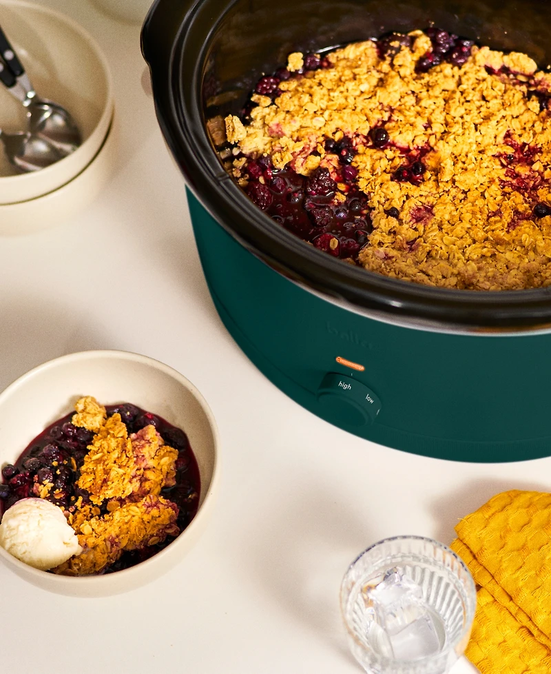 Bella 6-Quart Electric Slow Cooker, Forest Green