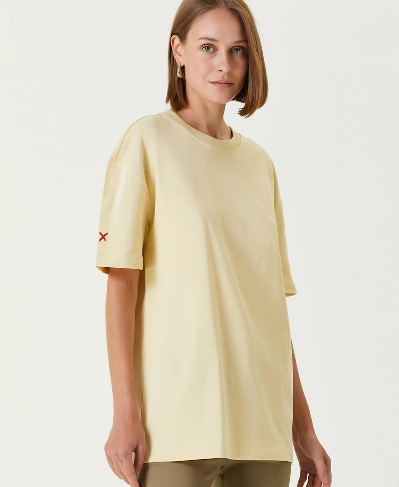 Pcfg Women's Cotton Destroyed Logo T-Shirt