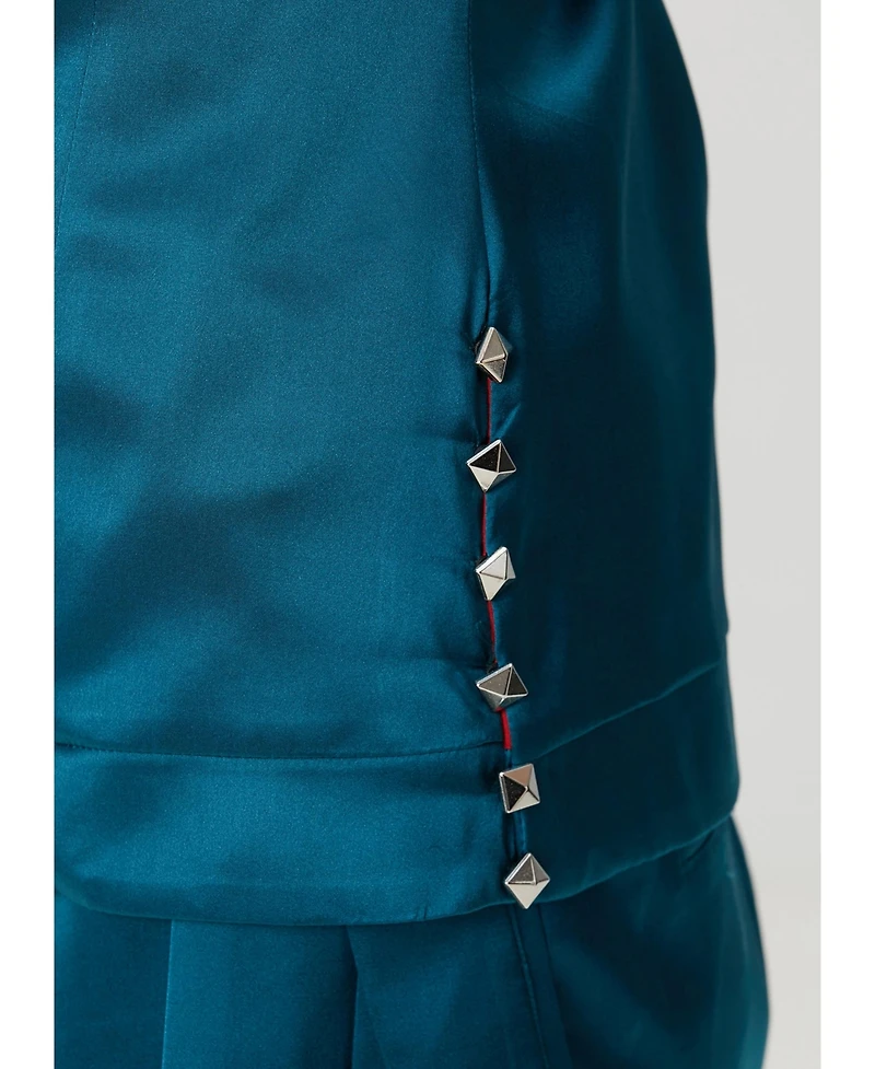 Pcfg Women's Pure Silk Strapless Top