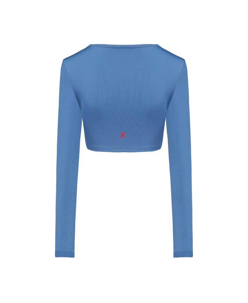 Pcfg Women's Free Heaven Long-Sleeve Crop Top