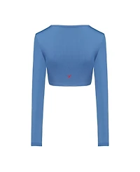 Pcfg Women's Free Heaven Long-Sleeve Crop Top