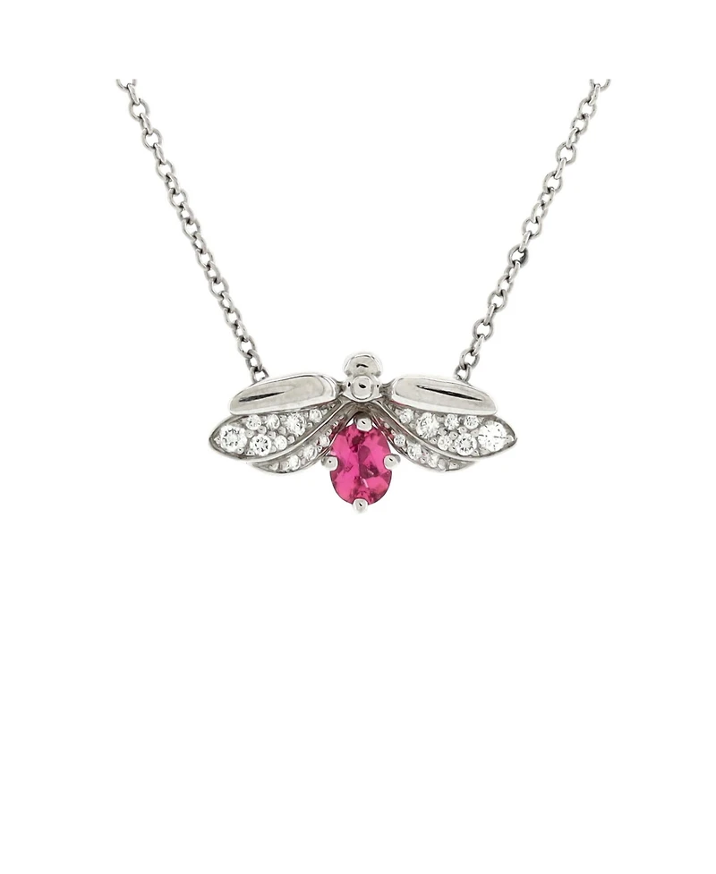 Pre-Owned Tiffany & Co Paper Flowers Firefly Pendant Necklace