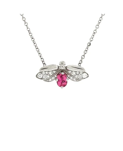 Pre-Owned Tiffany & Co Paper Flowers Firefly Pendant Necklace
