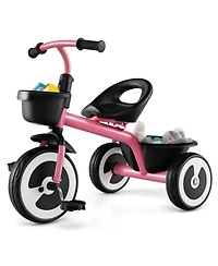 Sugift Toddler Tricycle with Adjustable Seat and Storage Baskets for 1.5-5 Years Old
