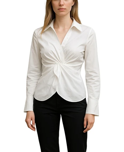 Bishop + Young Women's Bishop + Young Spencer Twist Front Blouse