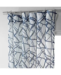 Half Price Drapes Abstract Printed Sheer Curtain