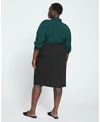 Universal Standard Plus Danube Ponte Skirt