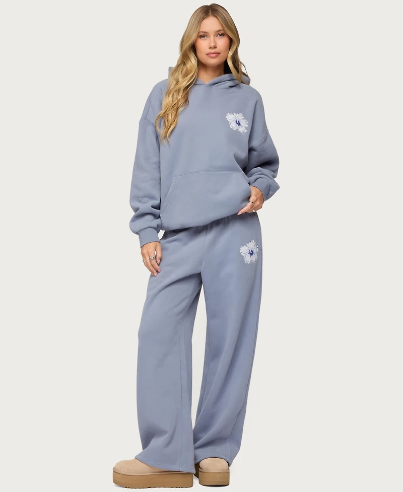 Edikted Women's Tropical Bloom Sweatpants