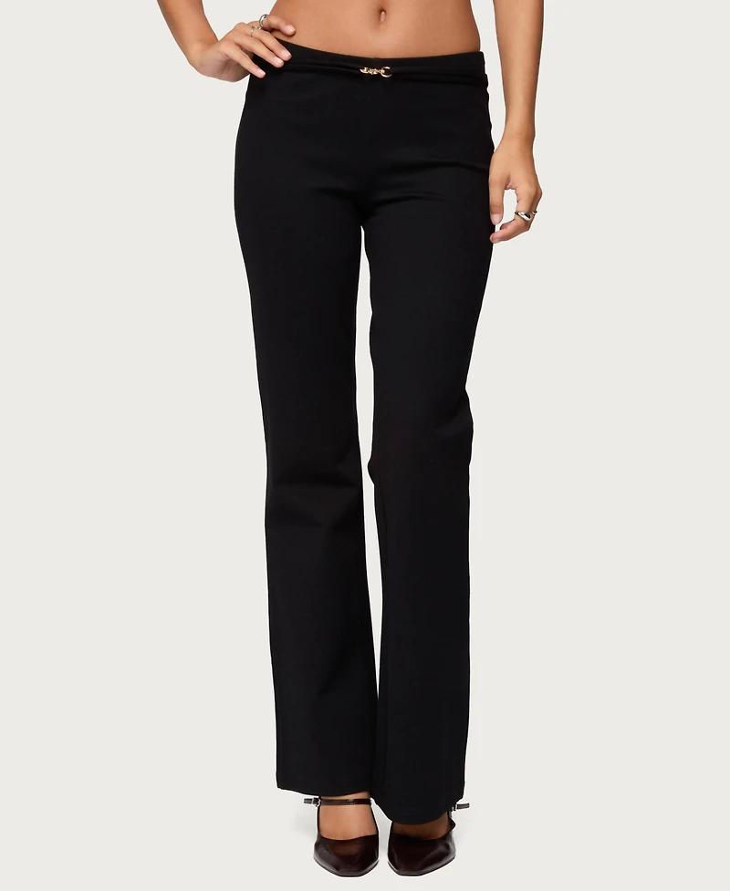 Edikted Women's Metiza Flared Pants