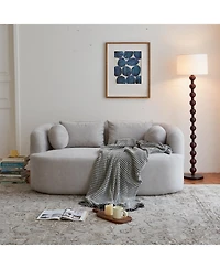 Streamdale Sofa-in-a-Box Memory Foam 2-Seater Couch, Gray