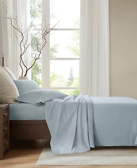 Harbor House Sateen 400-Thread Count Cotton 5-Pc. Sheet Set, Split King