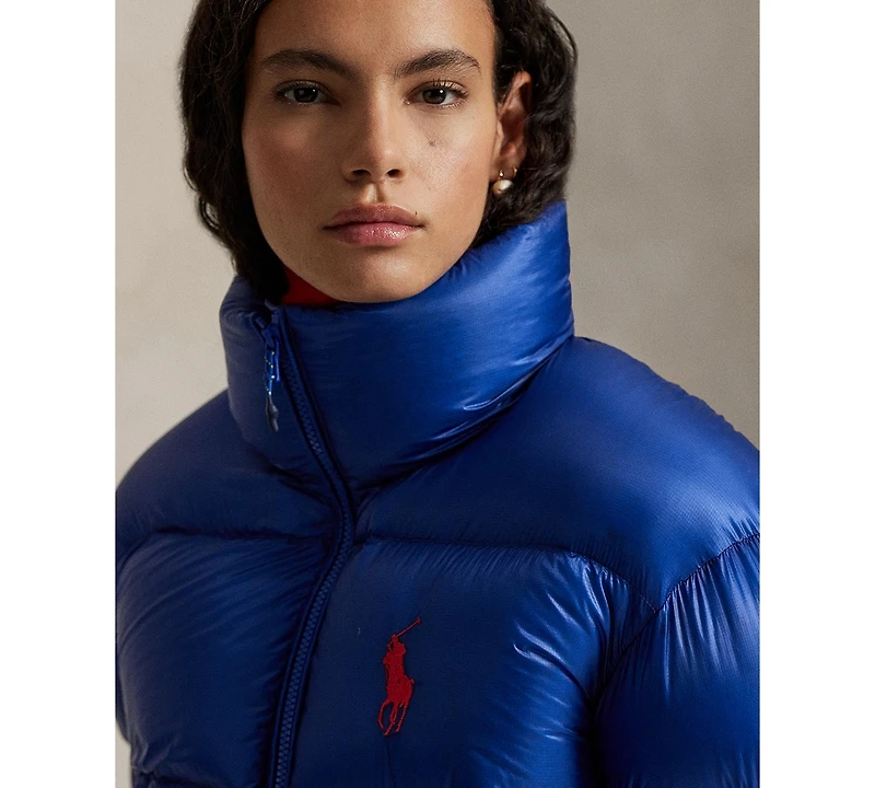 Polo Ralph Lauren Women's Flag Mid-Weight Down Puffer Jacket