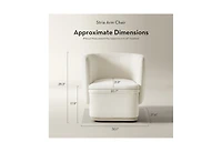 Z Gallerie Stria Arm Chair