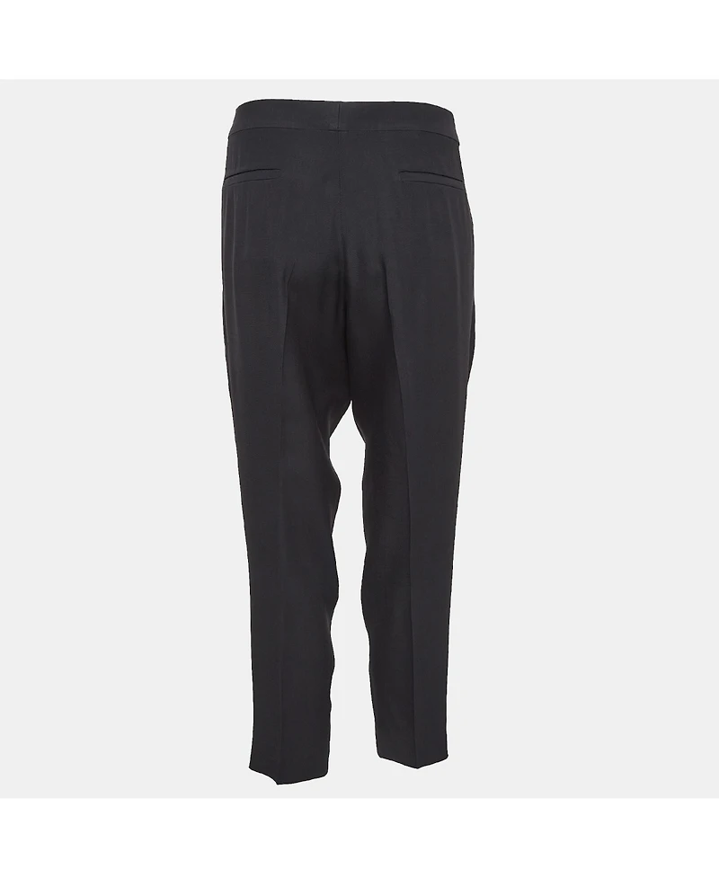 Pre-Owned Chloe Women's Black Gabardine Trousers