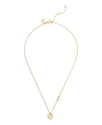 Coach Faux Stone Pave Icons Butterfly Pendant Necklace