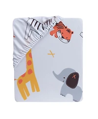 Bedtime Originals Baby Lollipop Jungle Microfiber Fitted Crib/Toddler Sheet