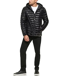 Calvin Klein Men's Hooded & Quilted Packable Jacket