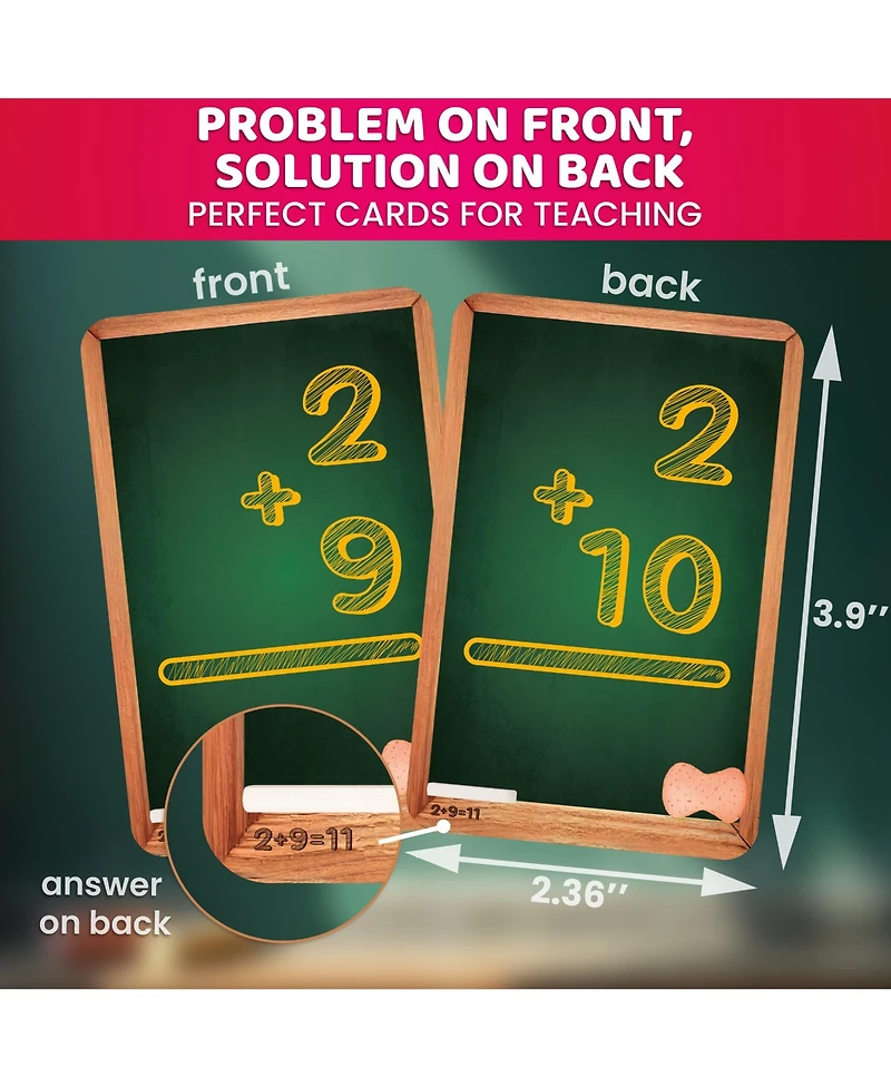 Quokka Math Flash Cards for Kids Ages 5-8 - Addition and Subtraction, Multiplication - 139 Double-Sided Flashcards for Studying