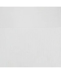 Pre-Owned Versace Women's White Floral Print Mesh And Knit Flared Midi Dress